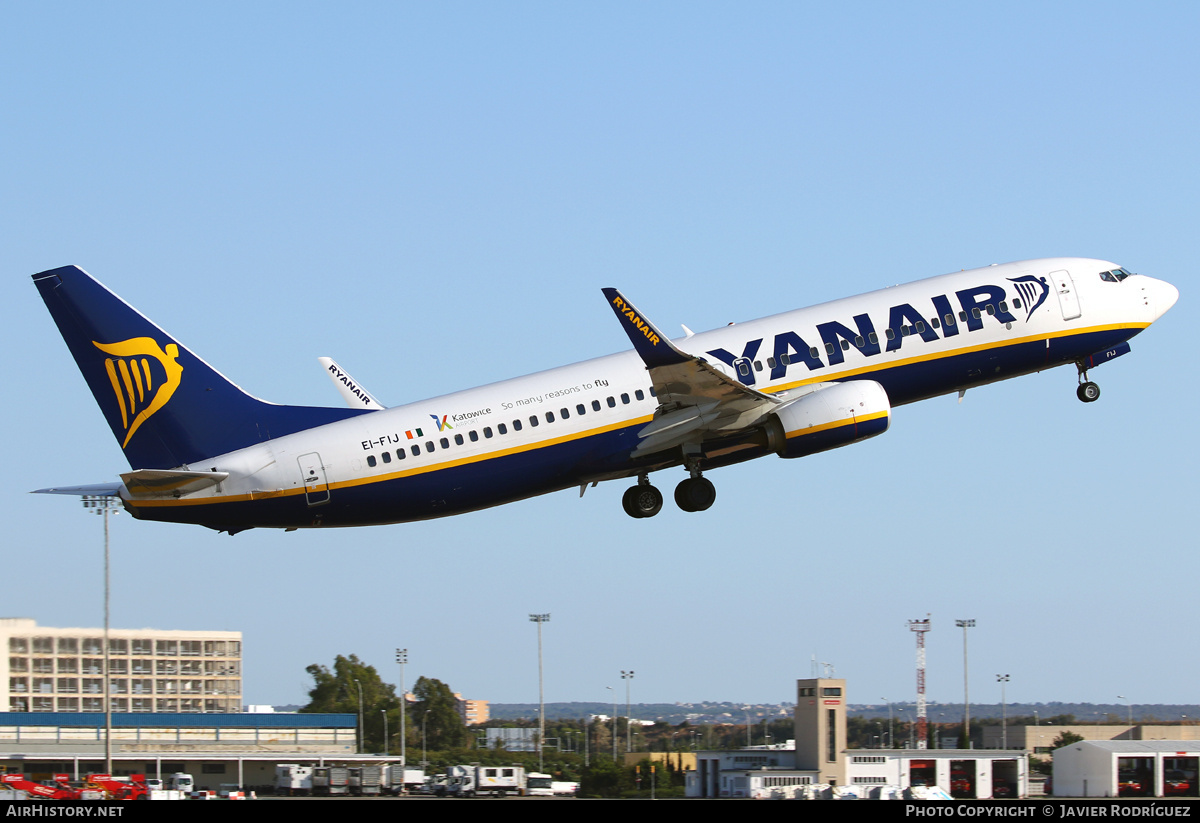 Aircraft Photo of EI-FIJ | Boeing 737-8AS | Ryanair | AirHistory.net #672587