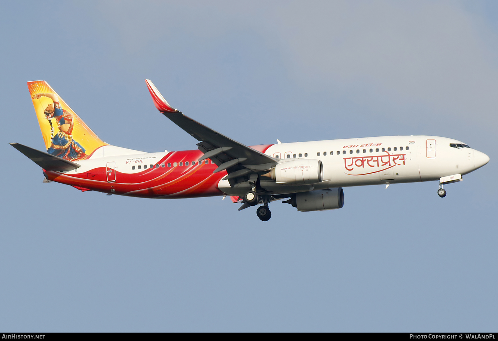 Aircraft Photo of VT-GHE | Boeing 737-86N | Air India Express | AirHistory.net #672589