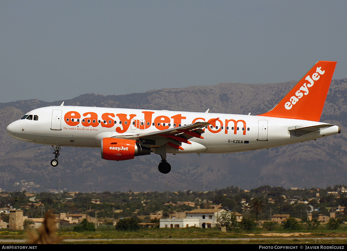 Aircraft Photo of G-EZEA | Airbus A319-111 | EasyJet | AirHistory.net #672595