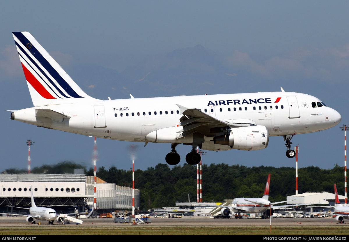 Aircraft Photo of F-GUGB | Airbus A318-111 | Air France | AirHistory.net #672618