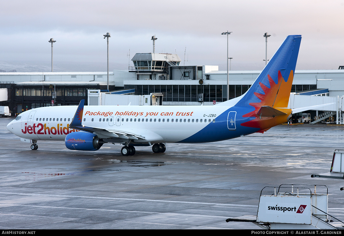 Aircraft Photo of G-JZBO | Boeing 737-8MG | Jet2 Holidays | AirHistory.net #672628