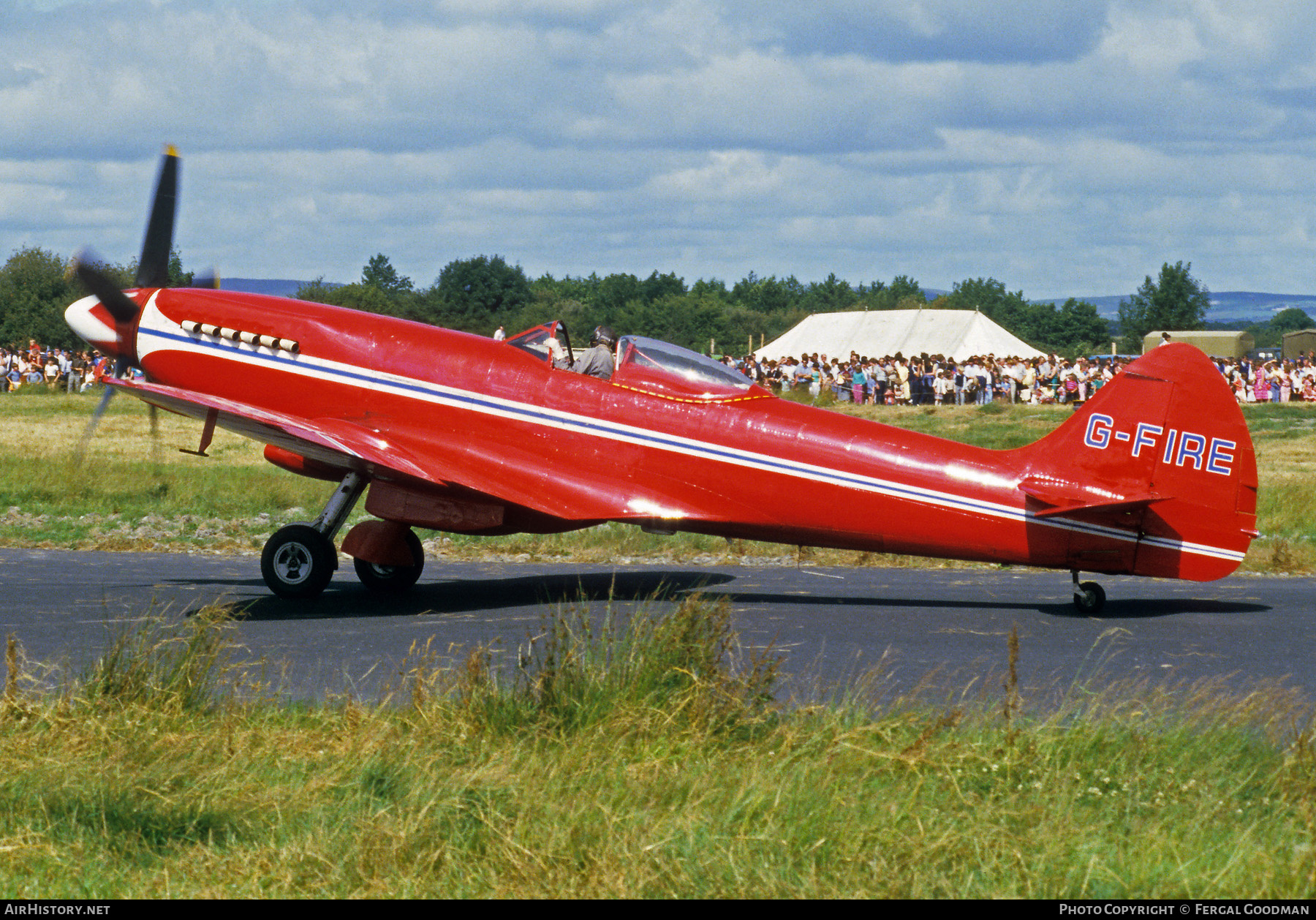 Aircraft Photo of G-FIRE | Supermarine 379 Spitfire FR14C | AirHistory.net #672637