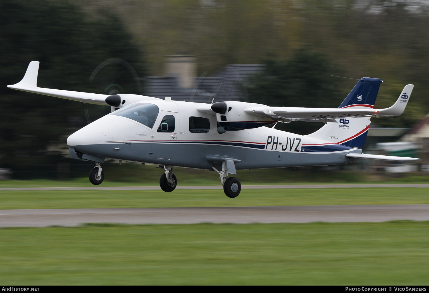 Aircraft Photo of PH-JVZ | Tecnam P2006T | Breda Aviation | AirHistory.net #672645
