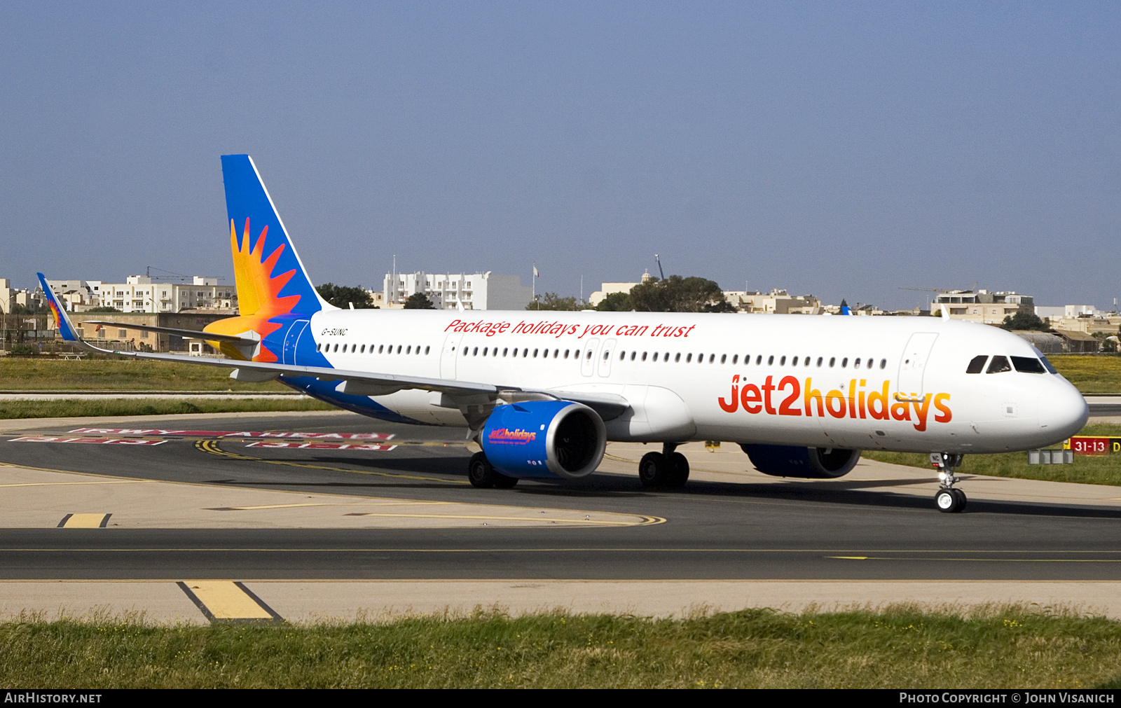 Aircraft Photo of G-SUNC | Airbus A321-251NX | Jet2 Holidays | AirHistory.net #672649