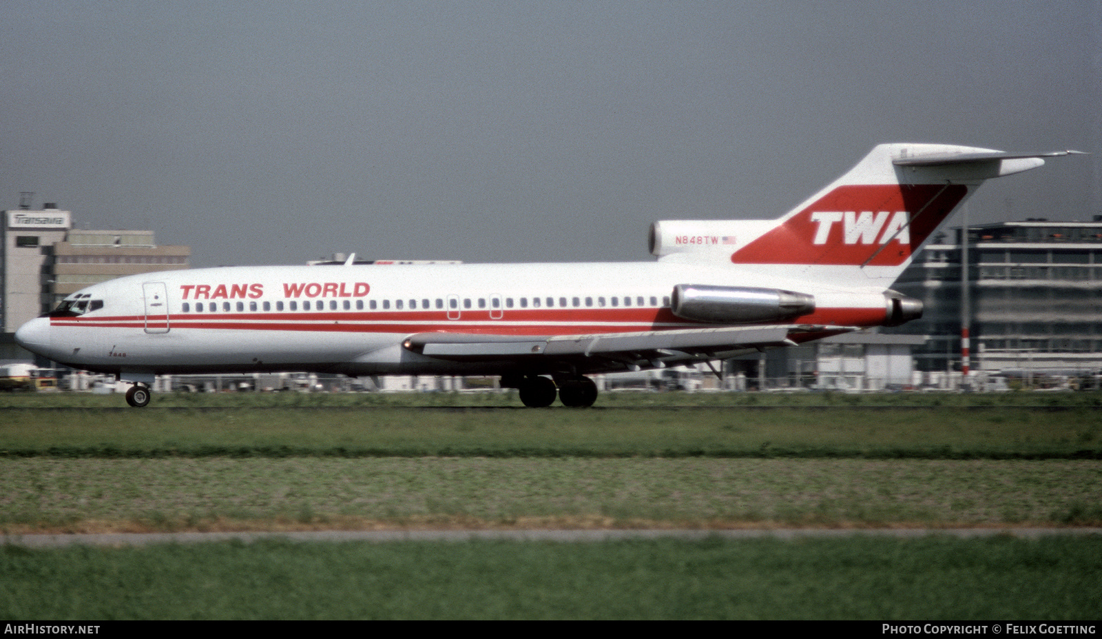 Aircraft Photo of N848TW | Boeing 727-31 | Trans World Airlines - TWA | AirHistory.net #672673