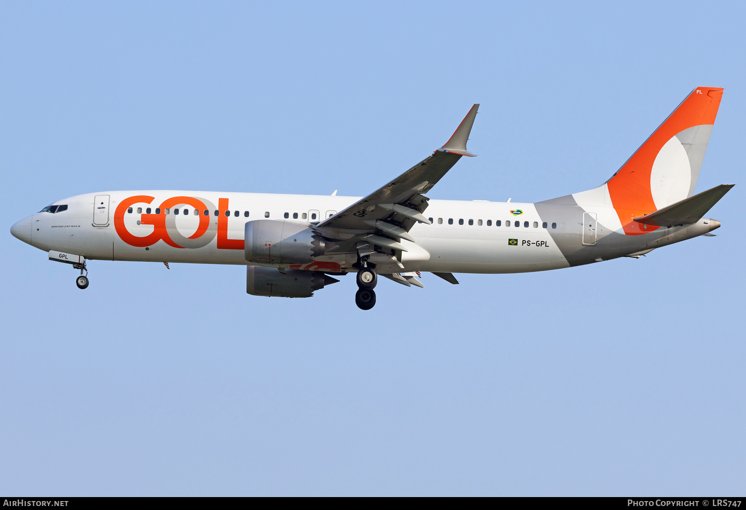 Aircraft Photo of PS-GPL | Boeing 737-8 Max 8 | GOL Linhas Aéreas | AirHistory.net #672718