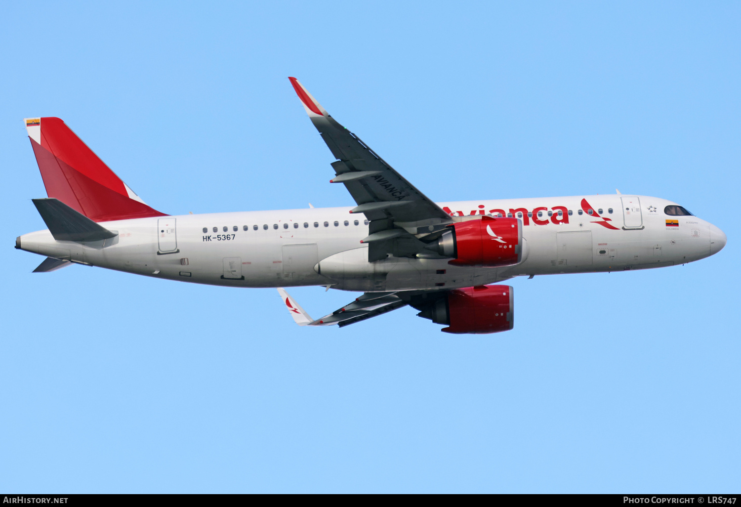 Aircraft Photo of HK-5367 | Airbus A320-251N | Avianca | AirHistory.net #672719