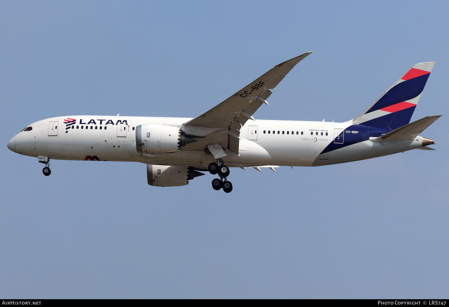 Aircraft Photo of CC-BBF | Boeing 787-8 Dreamliner | LATAM Airlines | AirHistory.net #672726