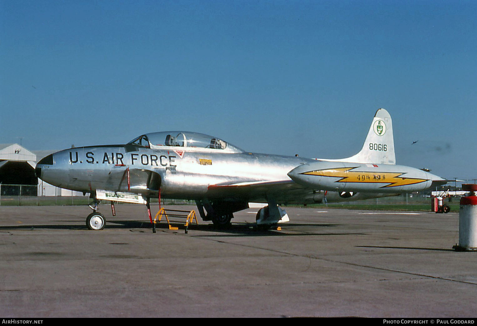 Aircraft Photo of 58-0616 / 80616 | Lockheed T-33A | USA - Air Force | AirHistory.net #672747