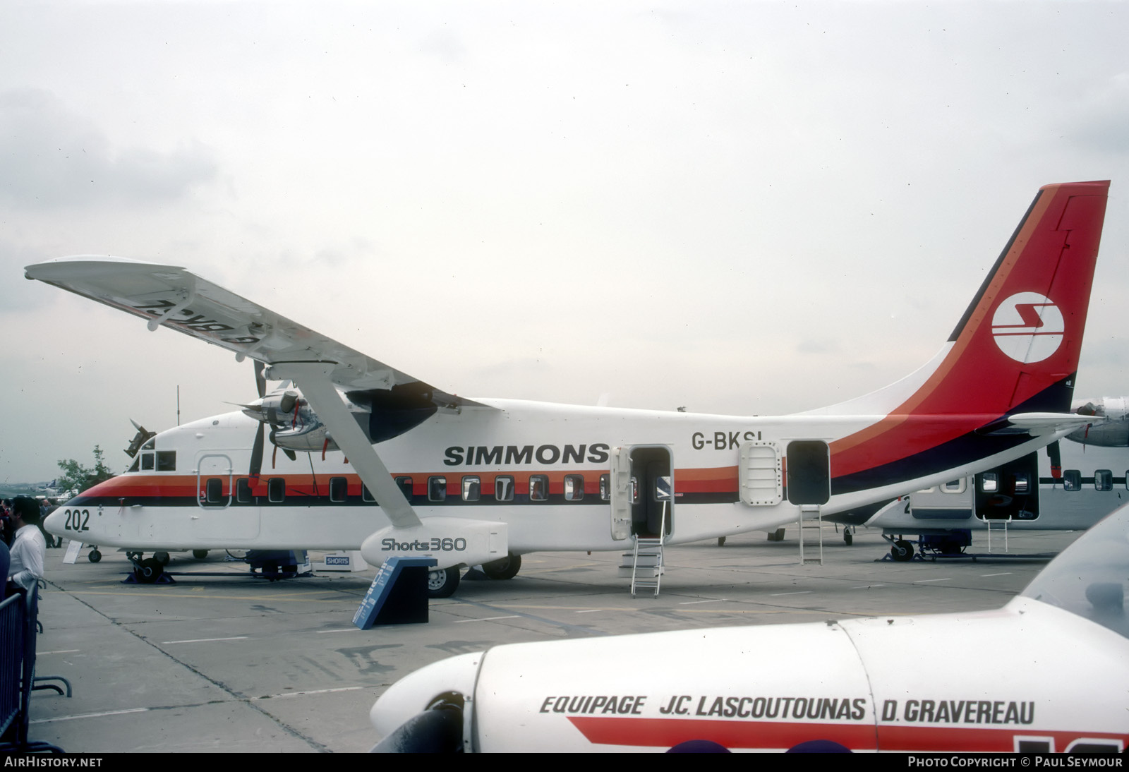 Aircraft Photo of G-BKSL | Short 360-100 | Simmons Airlines | AirHistory.net #672773
