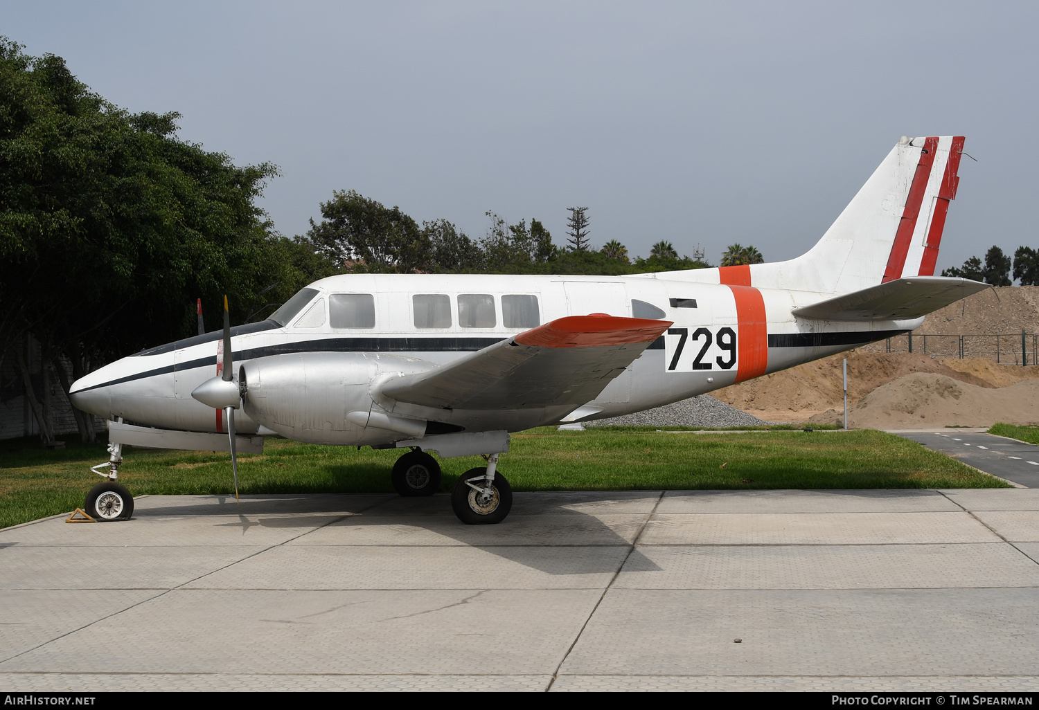 Aircraft Photo of 729 | Beech 65-A80 Queen Air | Peru - Air Force | AirHistory.net #672804
