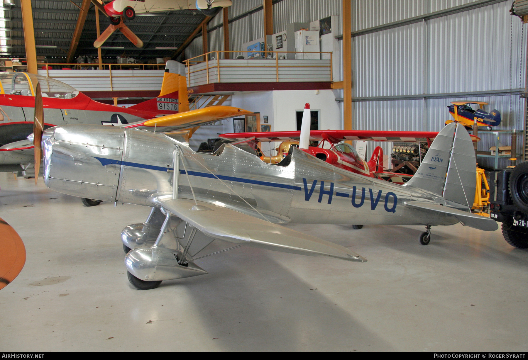 Aircraft Photo of VH-UVQ | Ryan ST-A | AirHistory.net #672805