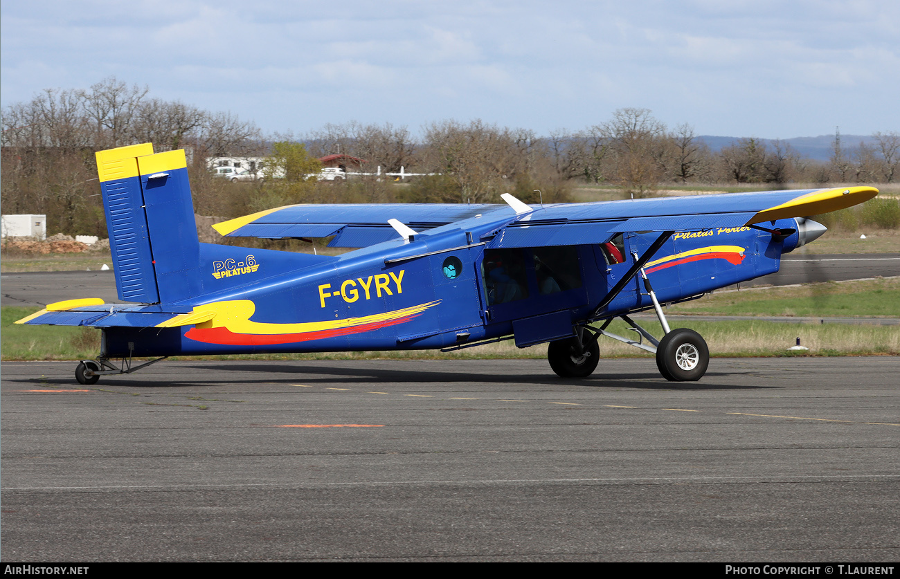 Aircraft Photo of F-GYRY | Pilatus PC-6/B2-H4 Turbo Porter | AirHistory.net #672812