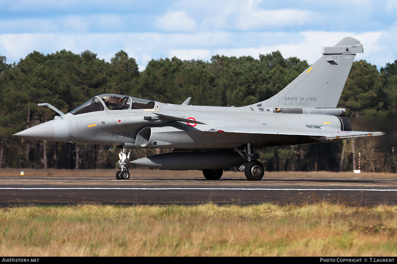 Aircraft Photo of 153 | Dassault Rafale C | France - Air Force | AirHistory.net #672824