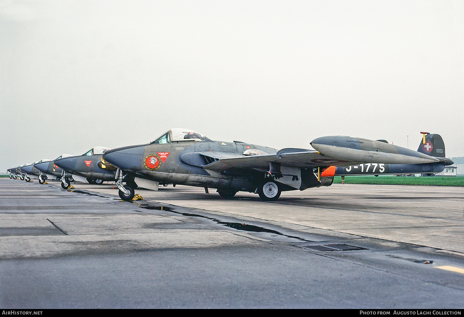 Aircraft Photo of J-1775 | De Havilland D.H. 112 Venom FB54 | Switzerland - Air Force | AirHistory.net #672831