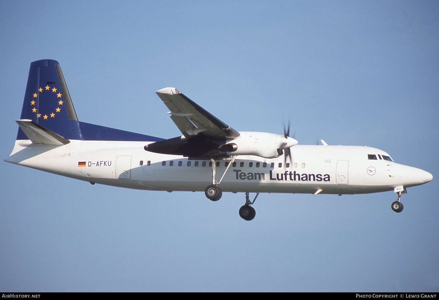 Aircraft Photo of D-AFKU | Fokker 50 | Team Lufthansa | AirHistory.net #672848