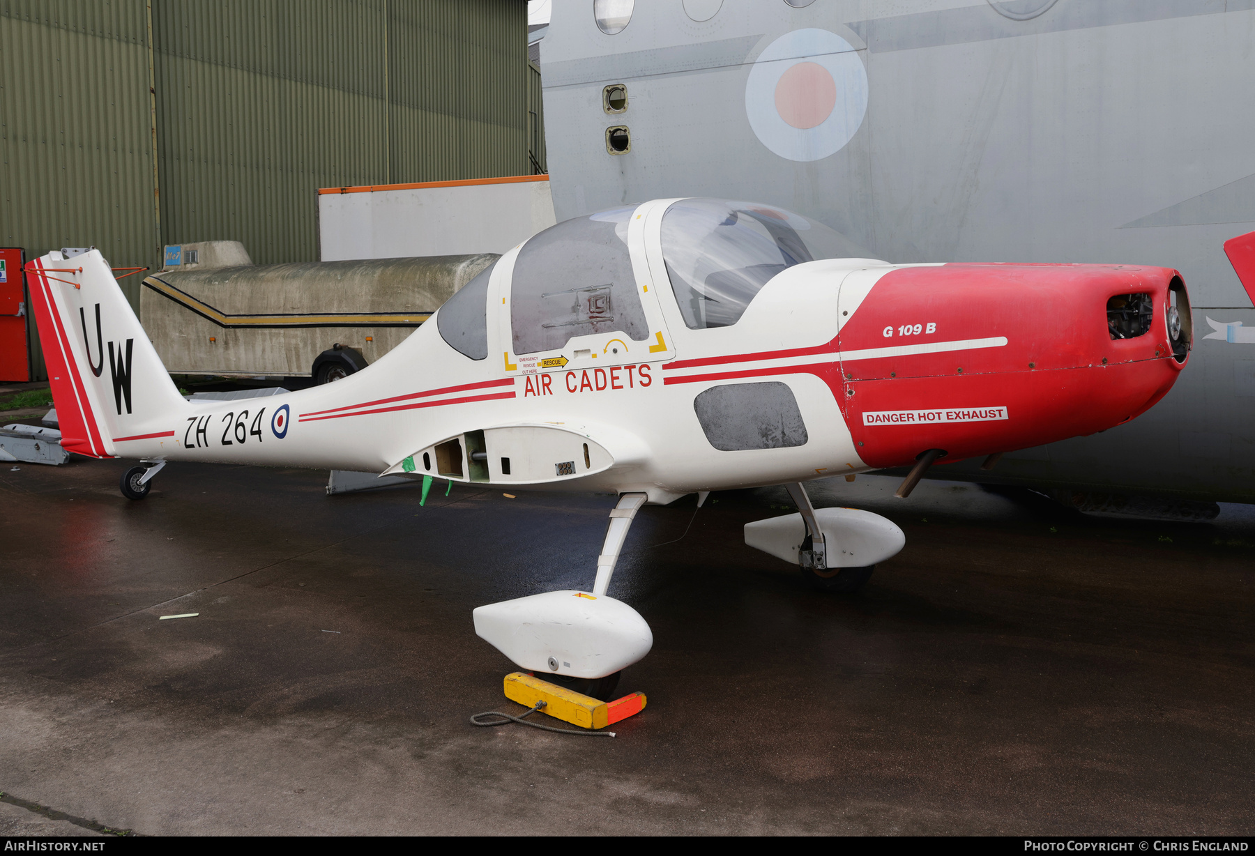 Aircraft Photo of ZH264 | Grob G-109B Vigilant T1 | UK - Air Force | AirHistory.net #672850
