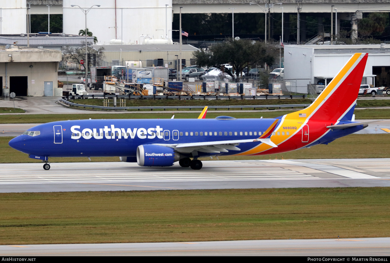 Aircraft Photo of N8808Q | Boeing 737-8 Max 8 | Southwest Airlines | AirHistory.net #672860