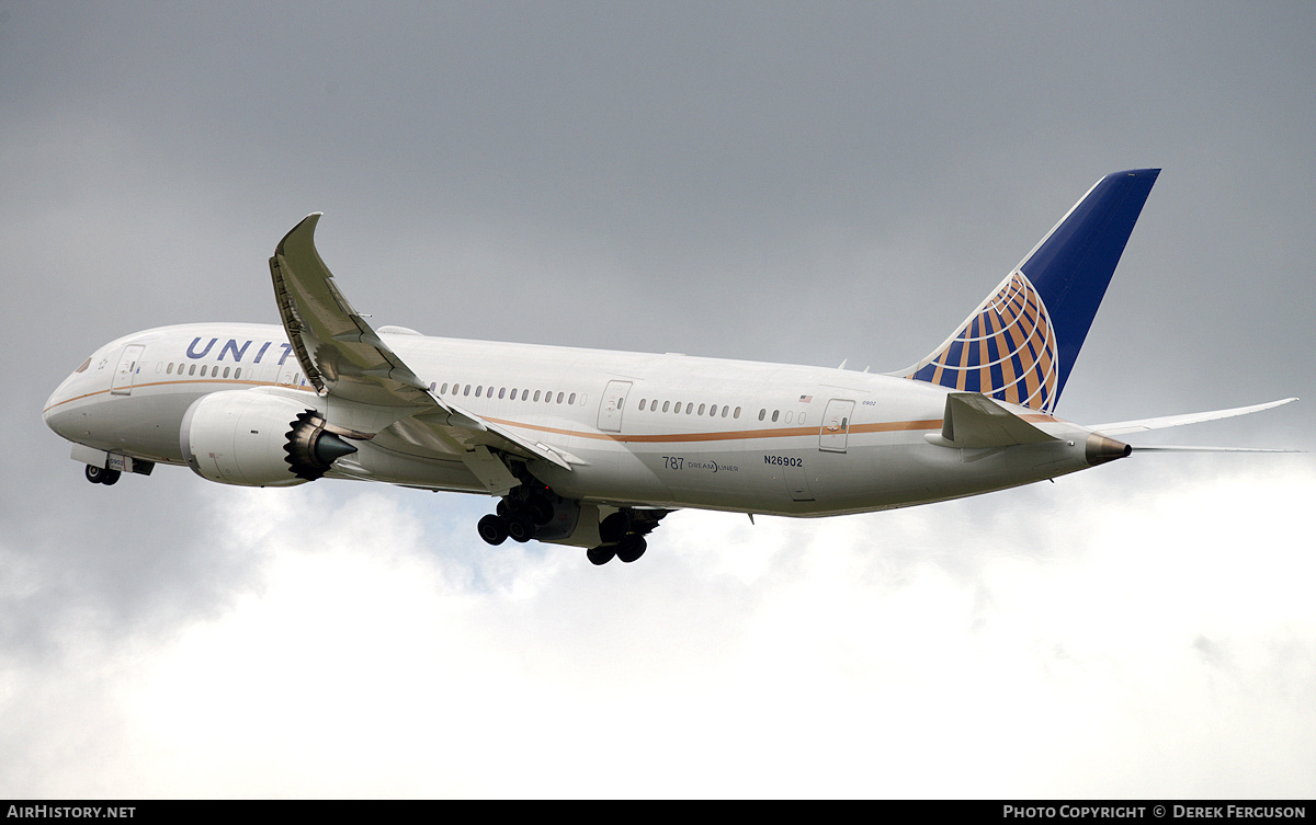 Aircraft Photo of N26902 | Boeing 787-8 Dreamliner | United Airlines | AirHistory.net #672866