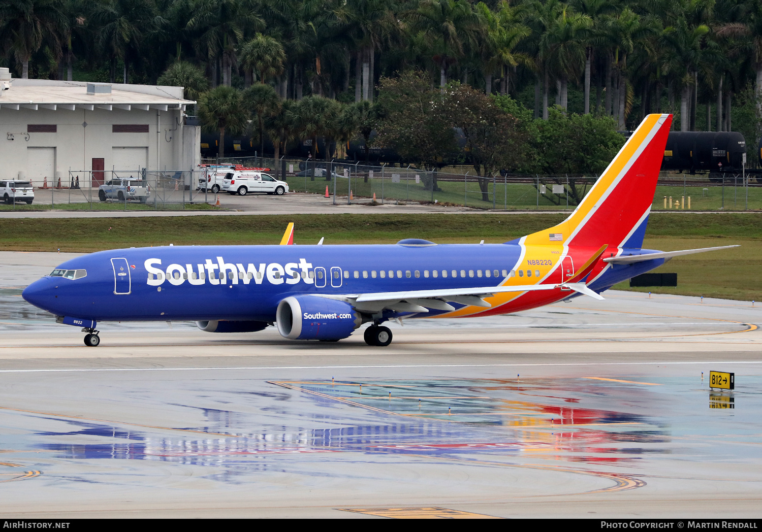 Aircraft Photo of N8822Q | Boeing 737-8 Max 8 | Southwest Airlines | AirHistory.net #672874