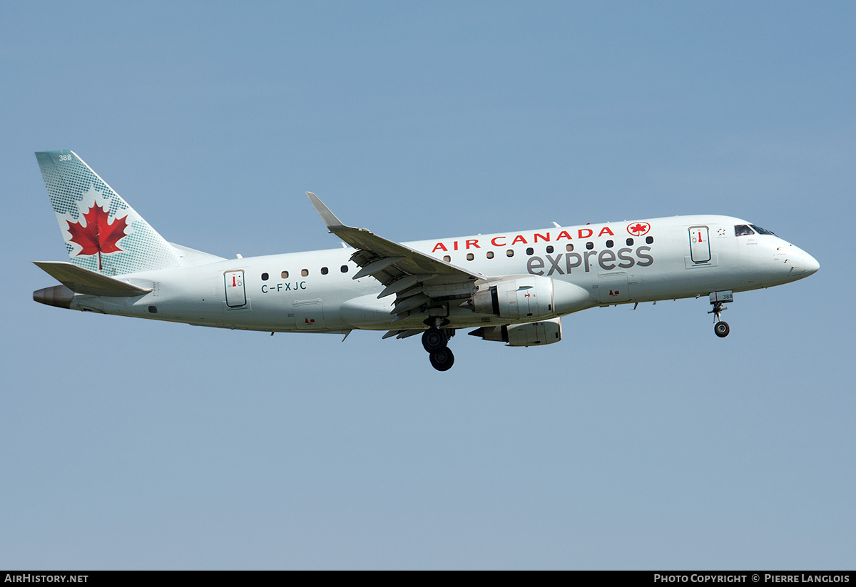Aircraft Photo of C-FXJC | Embraer 175SU (ERJ-170-200SU) | Air Canada Express | AirHistory.net #672879