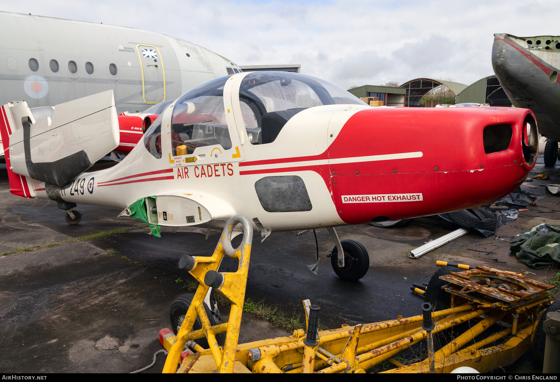 Aircraft Photo of ZH249 | Grob G-109B Vigilant T1 | UK - Air Force | AirHistory.net #672881