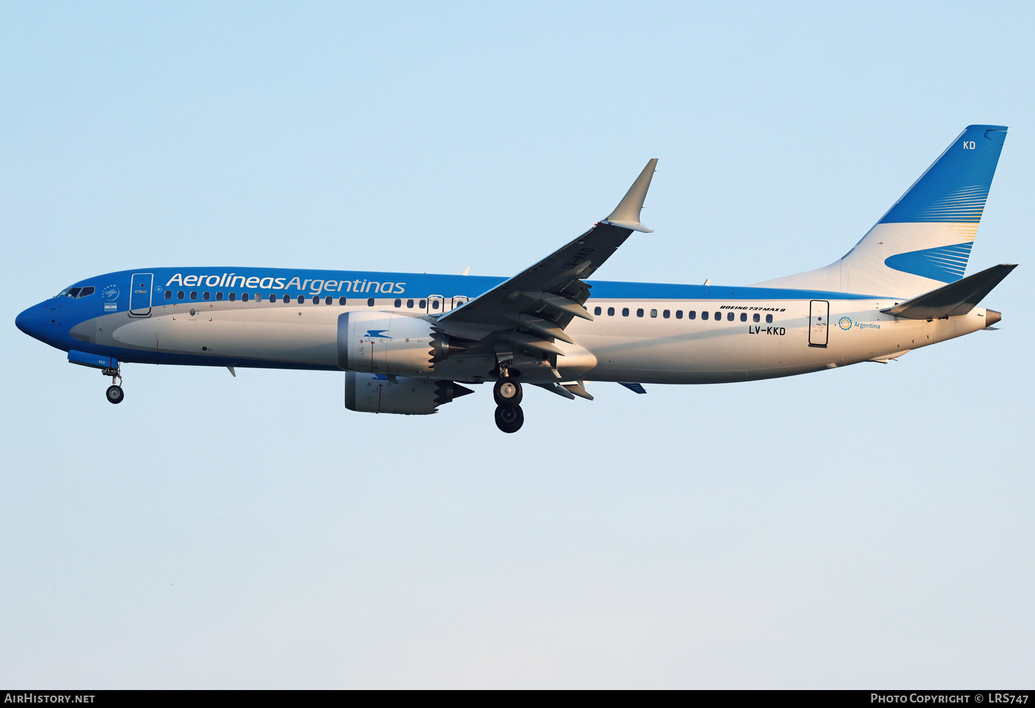 Aircraft Photo of LV-KKD | Boeing 737-8 Max 8 | Aerolíneas Argentinas | AirHistory.net #672897