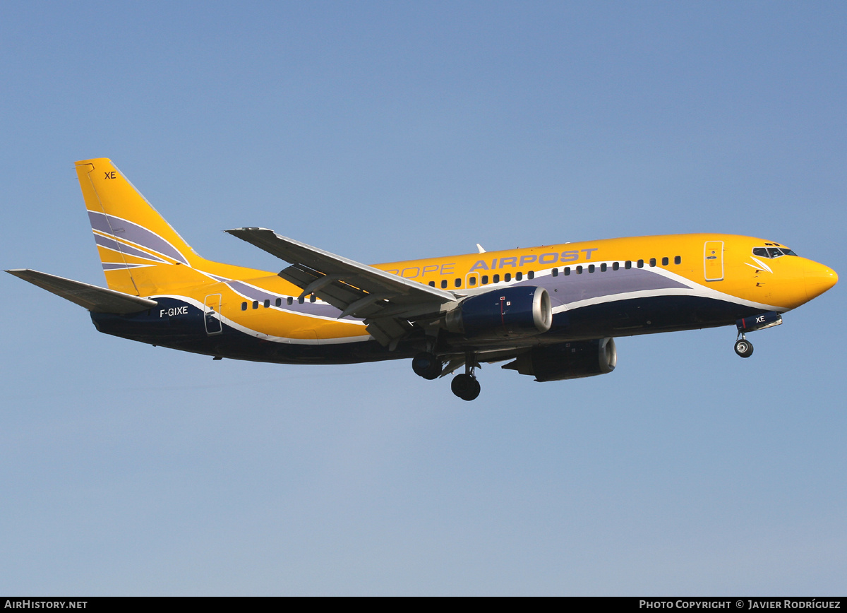 Aircraft Photo of F-GIXE | Boeing 737-3B3(QC) | Europe Airpost | AirHistory.net #672931