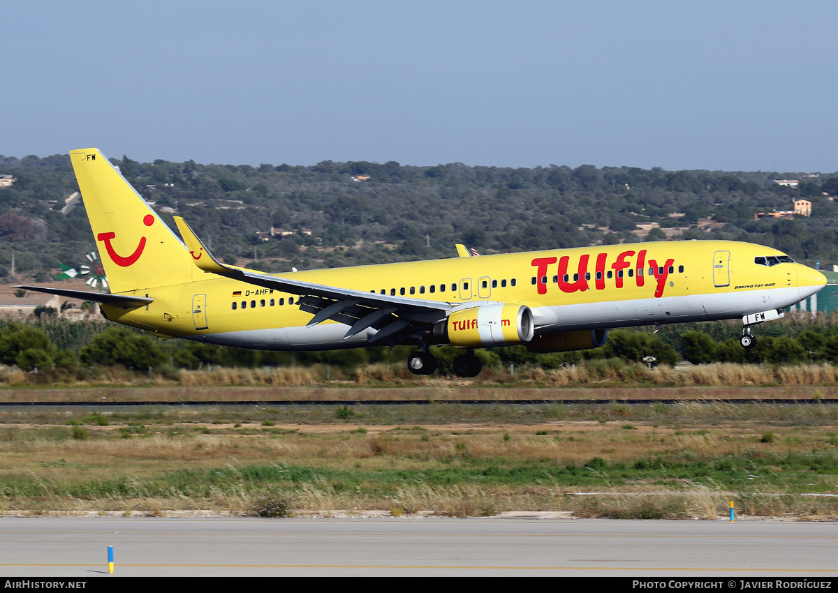 Aircraft Photo of D-AHFW | Boeing 737-8K5 | TUIfly | AirHistory.net #672937