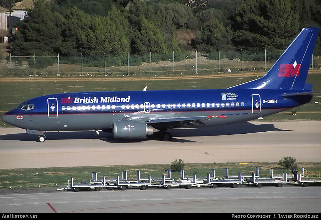 Aircraft Photo of G-OBMH | Boeing 737-33A | British Midland Airways - BMA | AirHistory.net #672946