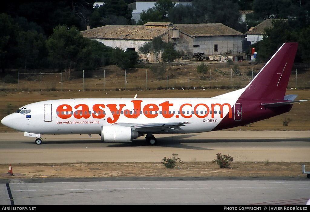 Aircraft Photo of G-OBWX | Boeing 737-3Y0 | EasyJet | AirHistory.net #672949