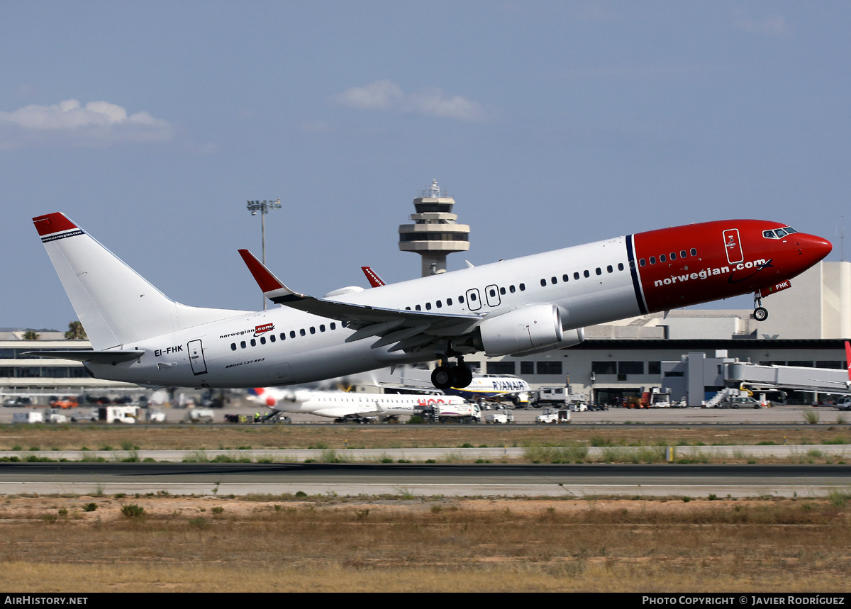 Aircraft Photo of EI-FHK | Boeing 737-8JP | Norwegian | AirHistory.net #672953