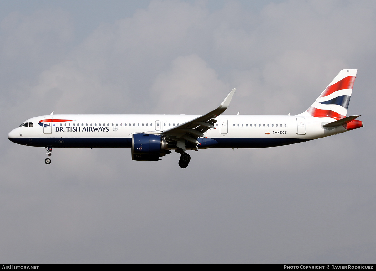 Aircraft Photo of G-NEOZ | Airbus A321-251NX | British Airways | AirHistory.net #672966