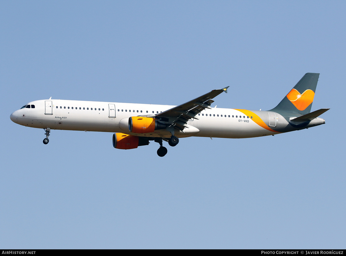 Aircraft Photo of OY-VKD | Airbus A321-211 | AirHistory.net #672974