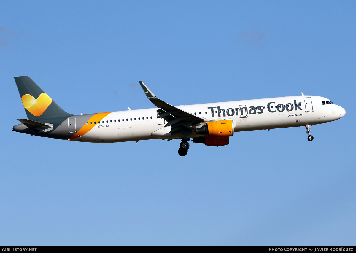 Aircraft Photo of OY-TCF | Airbus A321-211 | Thomas Cook Airlines | AirHistory.net #672983
