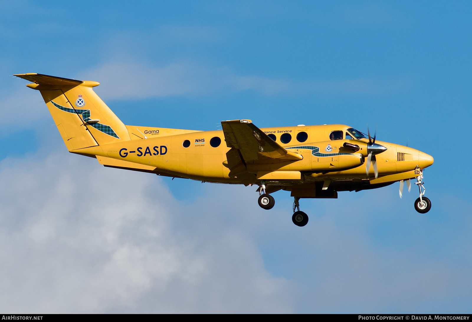 Aircraft Photo of G-SASD | Raytheon B200C King Air | Scottish Ambulance Service | AirHistory.net #673015