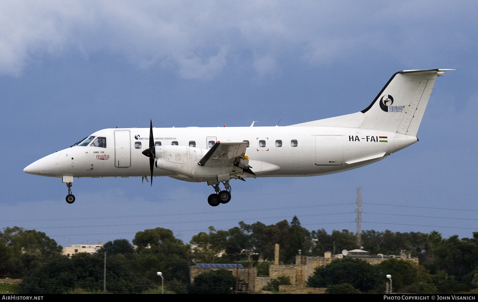 Aircraft Photo of HA-FAI | Embraer EMB-120ER Brasilia | BAS - Budapest Aircraft Service | AirHistory.net #673018
