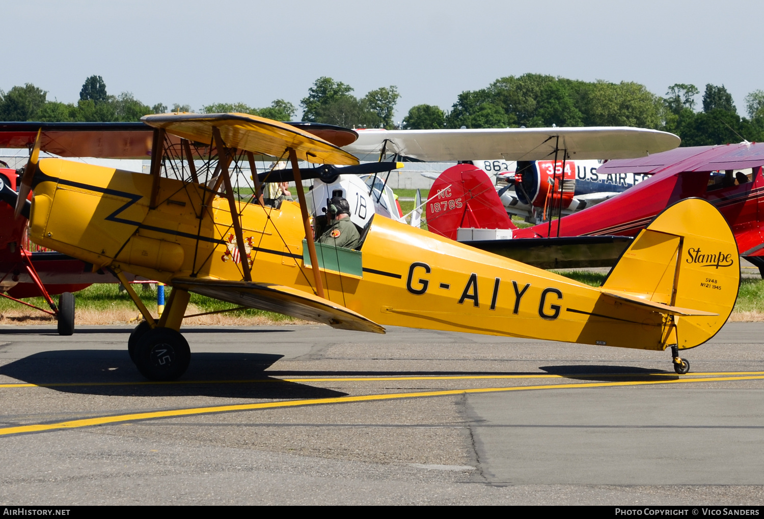 Aircraft Photo of G-AIYG | Stampe-Vertongen SV-4B | AirHistory.net #673073
