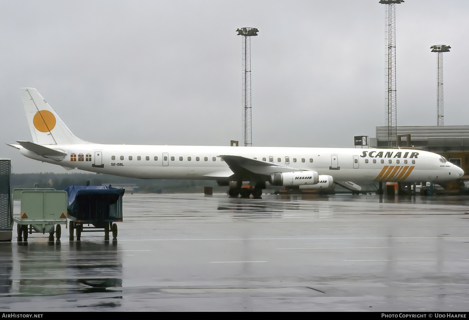 Aircraft Photo of SE-DBL | McDonnell Douglas DC-8-63 | Scanair | AirHistory.net #673110