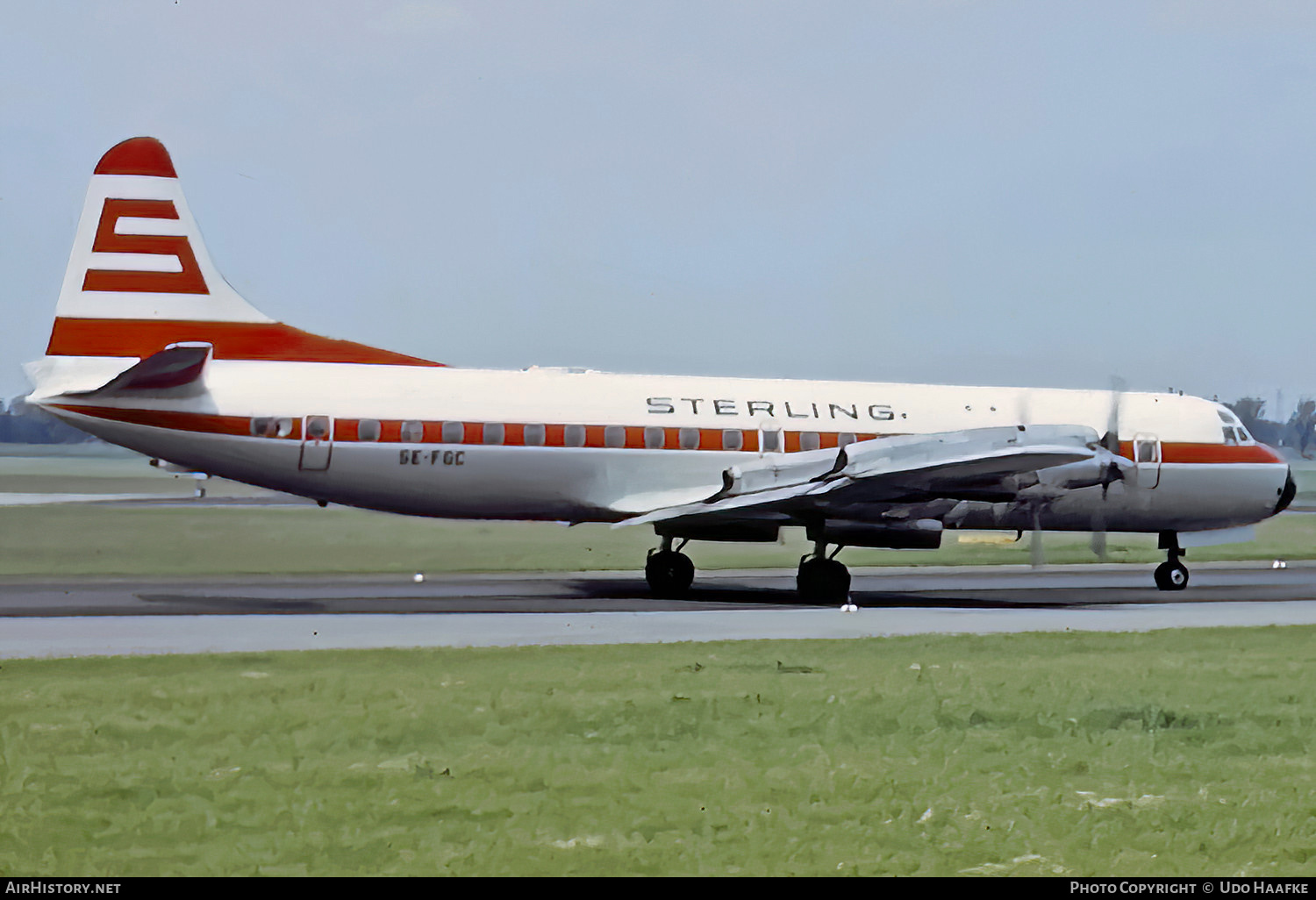 Aircraft Photo of SE-FGC | Lockheed L-188A Electra | Sterling Airways | AirHistory.net #673123