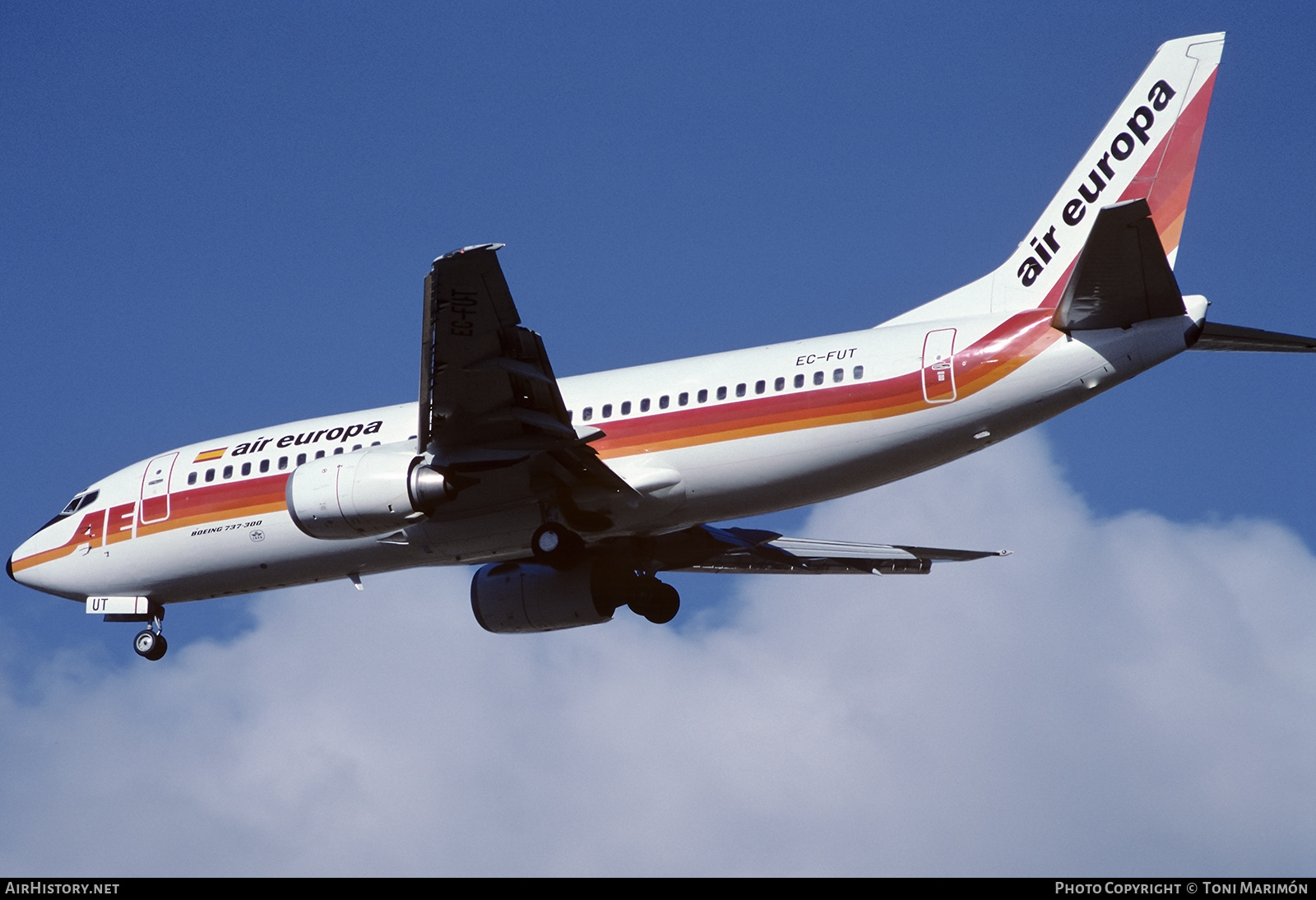 Aircraft Photo of EC-FUT | Boeing 737-3Q8 | Air Europa | AirHistory.net #673128