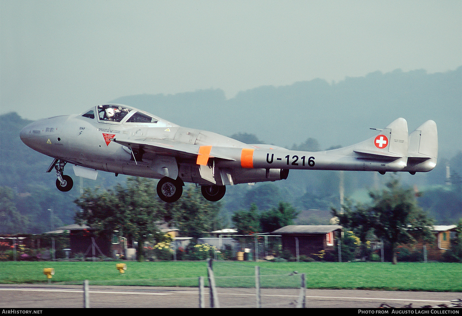 Aircraft Photo of U-1216 | De Havilland D.H. 115 Vampire T55 | Switzerland - Air Force | AirHistory.net #673131