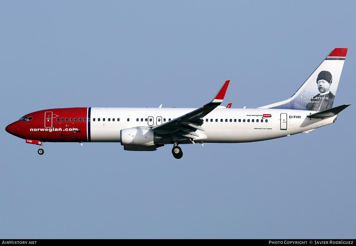 Aircraft Photo of EI-FHN | Boeing 737-8JP | Norwegian | AirHistory.net #673177