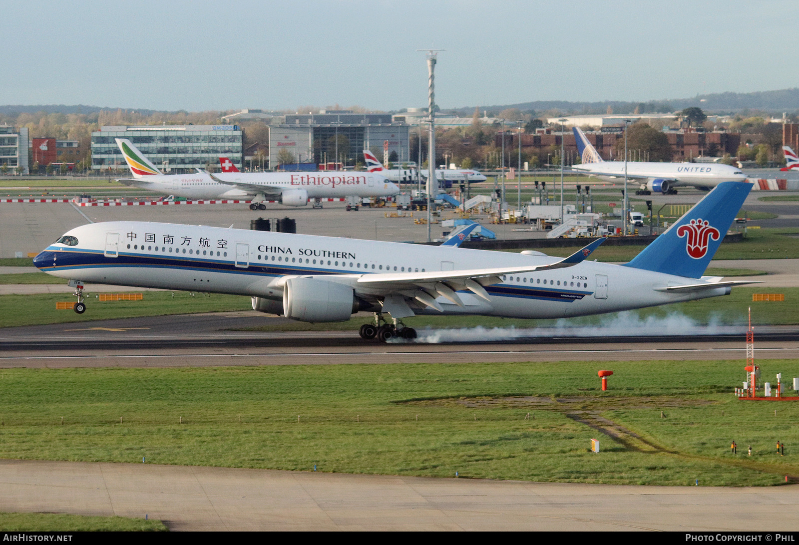 Aircraft Photo of B-32EW | Airbus A350-941 | China Southern Airlines | AirHistory.net #673183