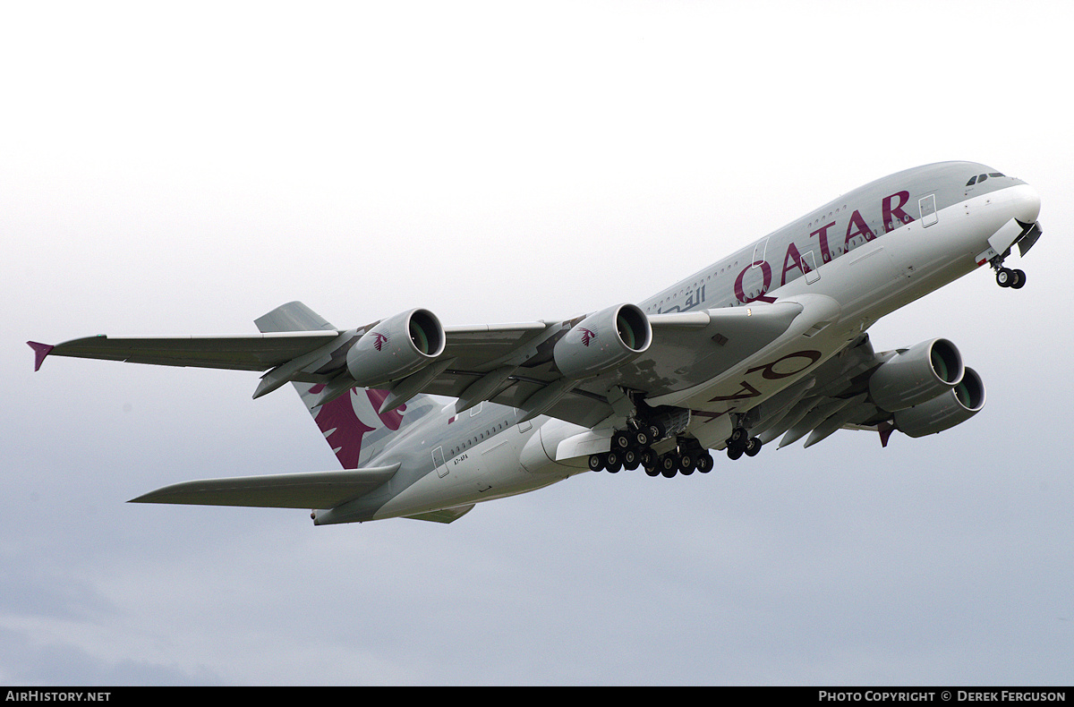 Aircraft Photo of A7-APA | Airbus A380-861 | Qatar Airways | AirHistory.net #673186