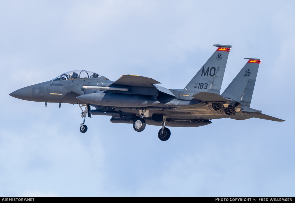 Aircraft Photo of 87-0183 / AF87-183 | Boeing F-15E Strike Eagle | USA - Air Force | AirHistory.net #673202