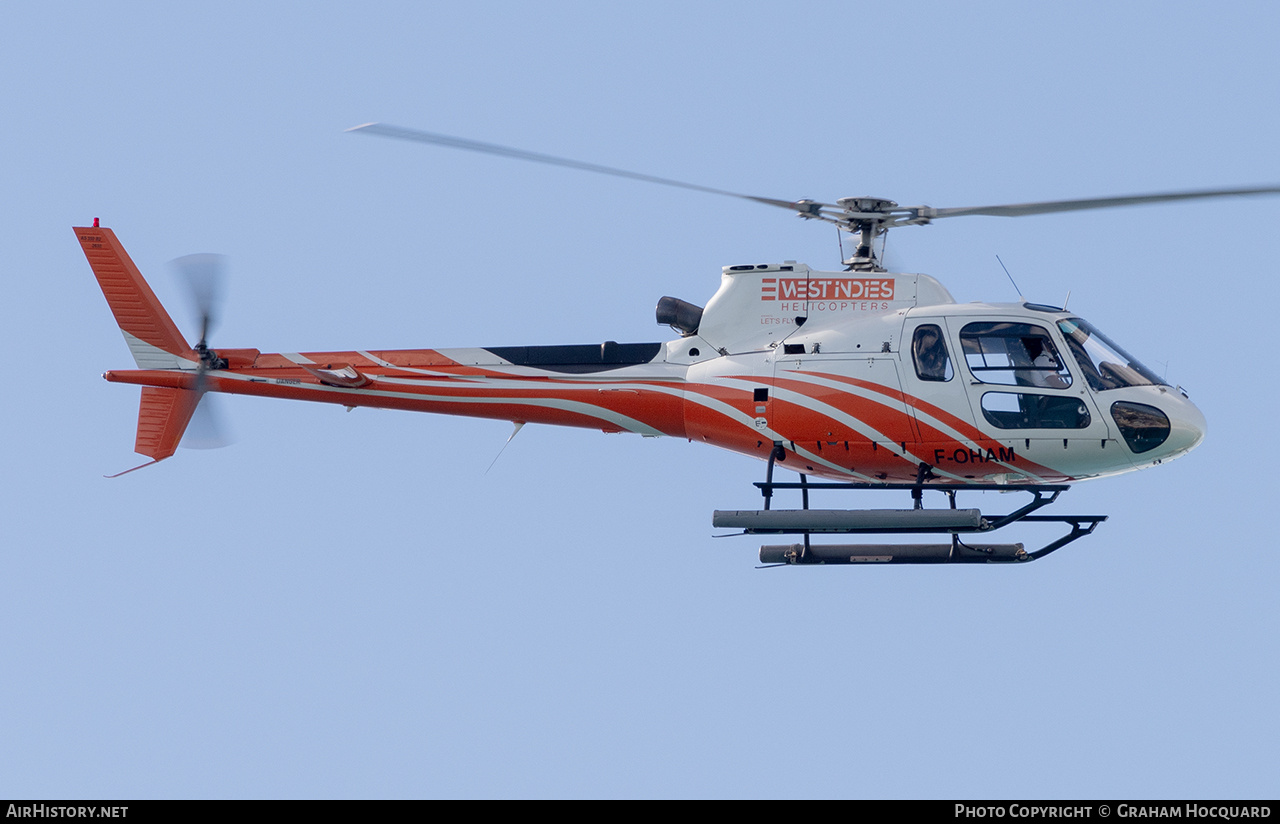 Aircraft Photo of F-OHAM | Eurocopter AS-350BA Ecureuil | West Indies Helicopters | AirHistory.net #673219