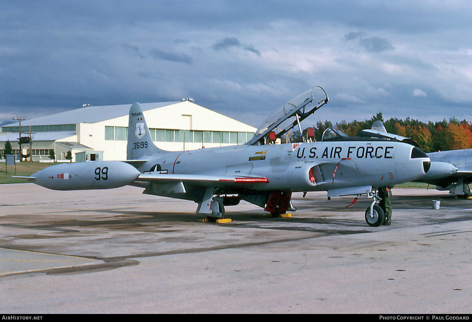 Aircraft Photo of 53-5199 / 35199 | Lockheed T-33A | USA - Air Force | AirHistory.net #673224