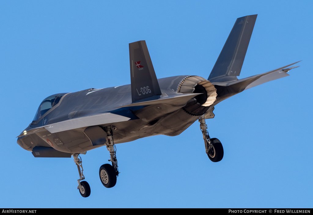 Aircraft Photo of L-006 / 20-5646 | Lockheed Martin F-35A Lightning II | Denmark - Air Force | AirHistory.net #673233