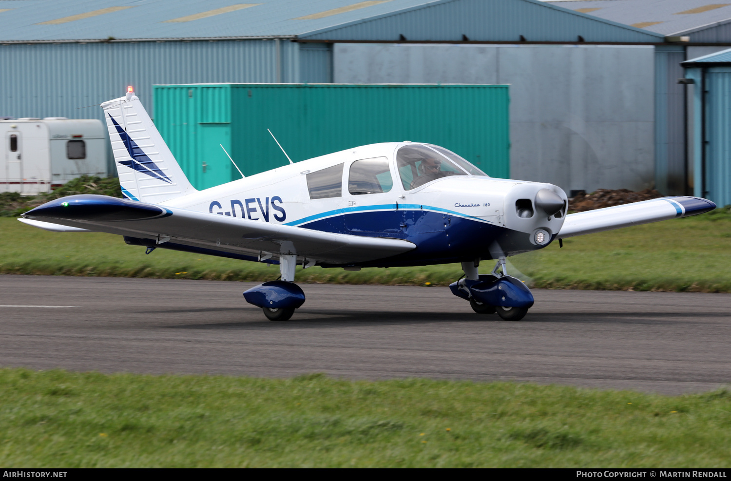 Aircraft Photo of G-DEVS | Piper PA-28-180 Cherokee B | AirHistory.net #673240